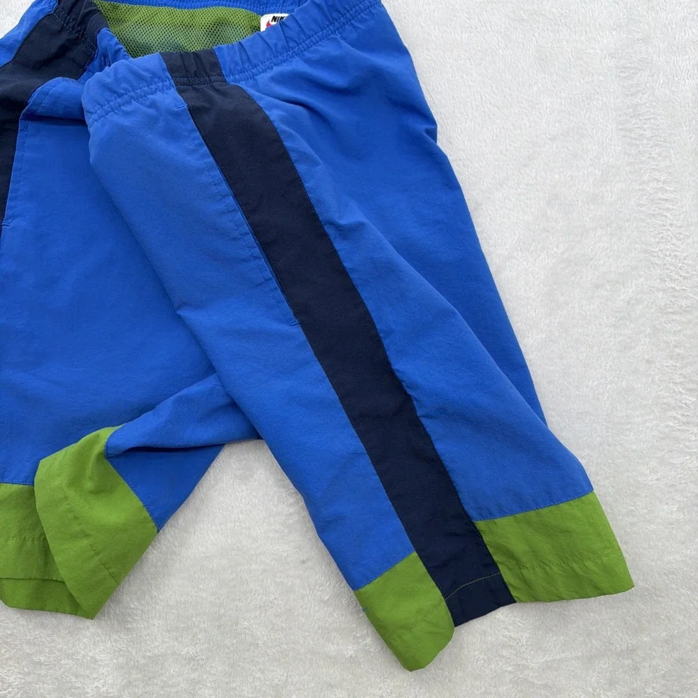 Vintage 90's Nike White Tag Mini Swoosh Swim Trunks Shorts Men's Size M 36x8